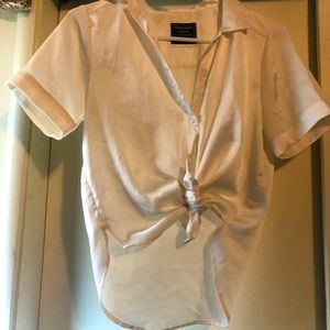 White Cream Abercrombie& Fitch XS Top